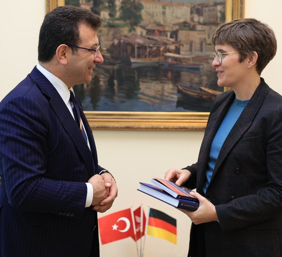 Alman Bakan, İmamoğlu'nu ziyaret etti