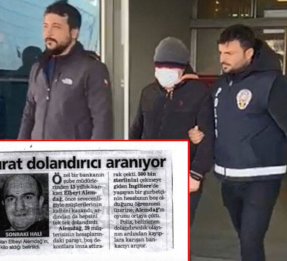 19 yıldır aranan 'binbir surat' emekli maaşını çekerken yakalandı