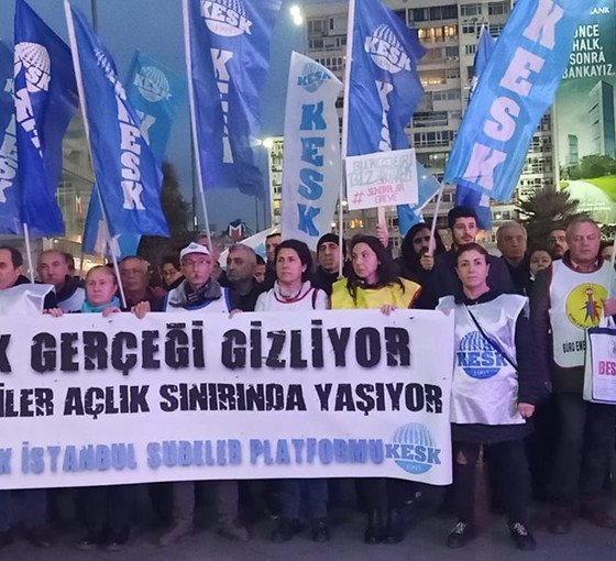 Kamu emekçileri sokaktan seslendi: Rakamlar yalan, yoksulluk gerçek