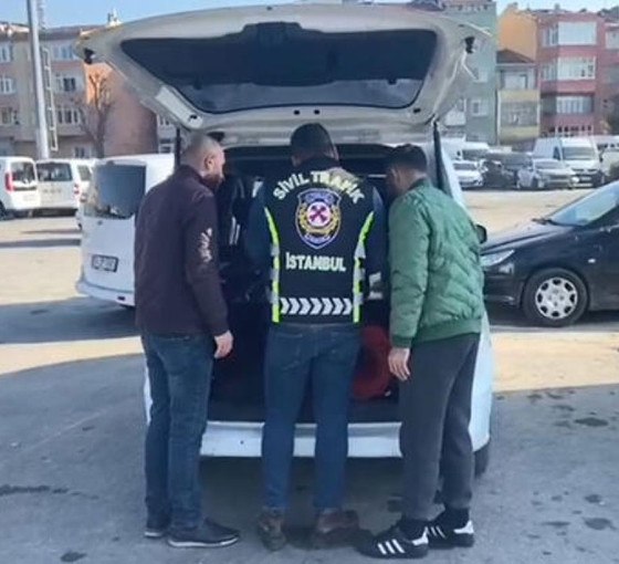 Bayrampaşa'da konvoy yapan sürücülere 7 bin 290 lira ceza
