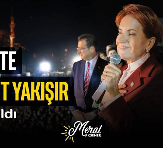 Akşener'in seçim kampanyası başladı: İmamoğlu ile fotoğraf da var