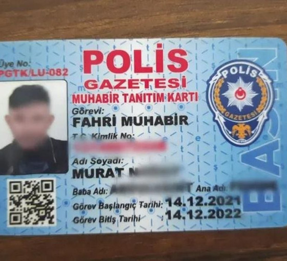 Sahte 'polis gazetesi muhabiri'nin 28 suç kaydı çıktı