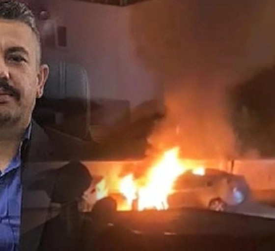 Anamur Ülkü Ocakları Başkanı'nın aracı kundaklandı