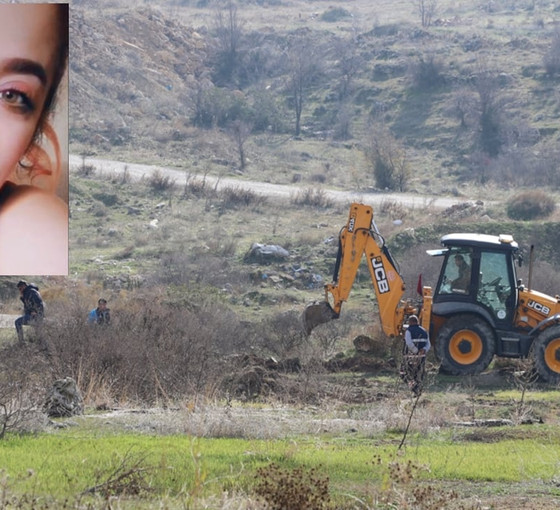 Beş aydır kayıp Mine Kocadağ için arazide kazı başlatıldı