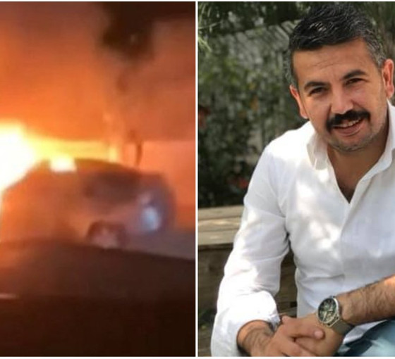 Aracı kundaklanan Ülkü Ocakları Başkanı: Olayın siyasi bir yönü yok