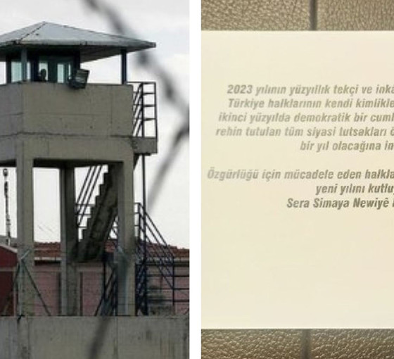 HDP'li vekil yılbaşı kartı gönderdi, tutukluya soruşturma açıldı