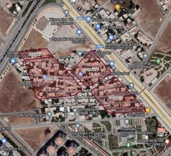 Diyarbakır’da kayyım mahalleyi satışa çıkardı