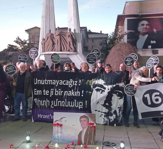 Komşuları Hrant Dink'i andı: 16 yıldır bu meydandan geçmiyor