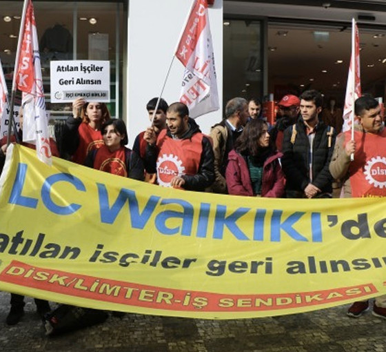 LC Waikiki işçileri eyleme başladı