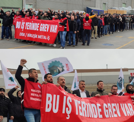 Gebze'de metal işçileri greve çıktı