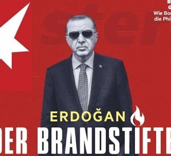 Stern dergisinden Erdoğan kapağı: 'Kundakçı'