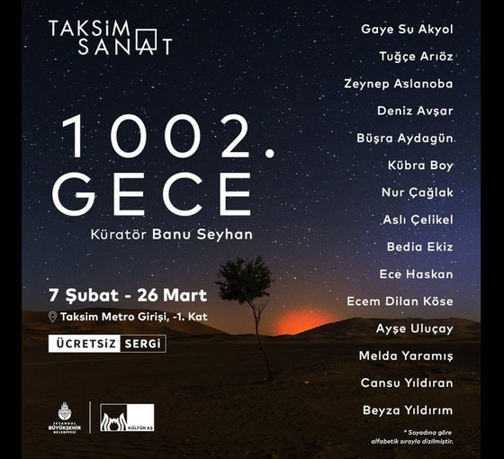 Mitler ve masallardan ilham alan sergi 1002. Gece sanatseverlerle buluşuyor