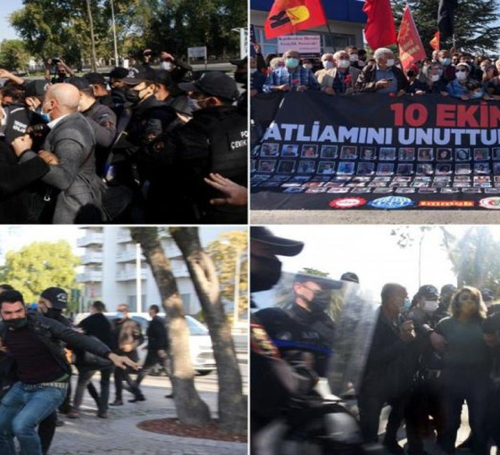 10 Ekim anmasındaki polis müdahalesine hak ihlali kararı