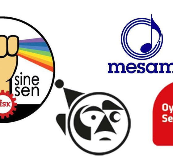 Sanatçıların meslek örgütleri ve sendikalarından mesajlar