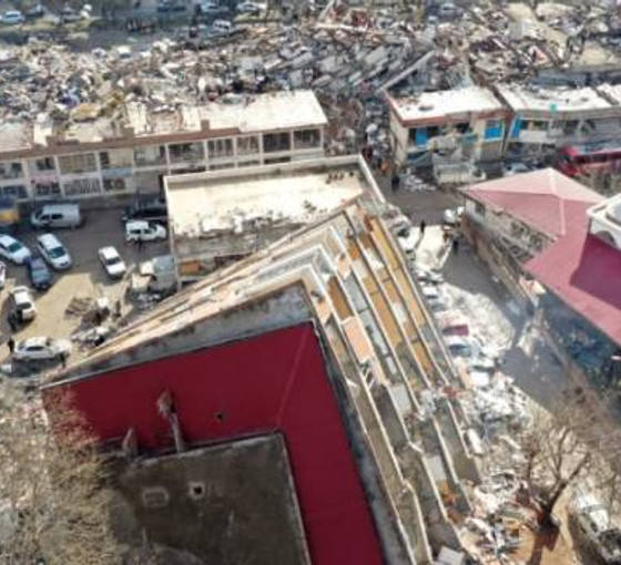 Maraş’taki yıkımdan yeni görüntüler