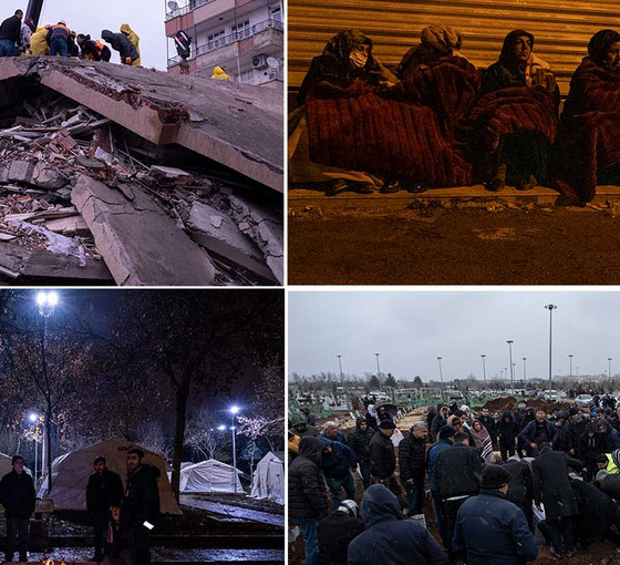 Depremin ardından Diyarbakır: Yıkım, soğuk, ölüm...