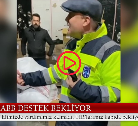 ABB yardım severlerden destek bekliyor: 'Elimizde yardımımız kalmadı, TIR'larımız bekliyor'