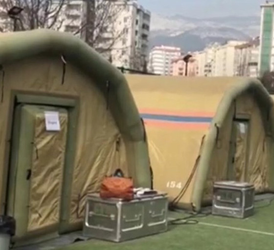 Maraş’taki Rus sahra hastanesinde depremzedelere acil psikolojik destek