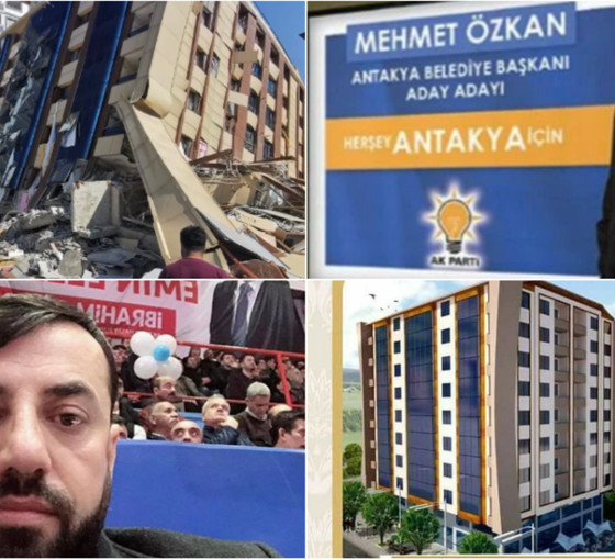 AKP'nin Antakya'da aday adayı, 'reisin emrindeki' müteahhidin yaptığı site de çöktü