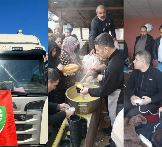Amedspor'dan tesislerde depremzedelere destek