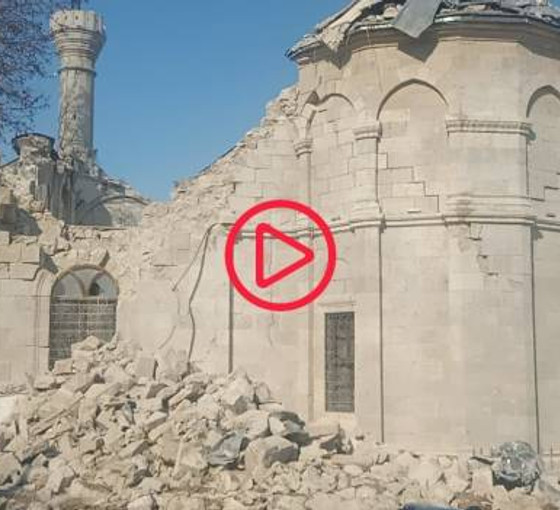 Malatya'da 14 milyon liraya restore edilen Teze Camii yerle bir oldu