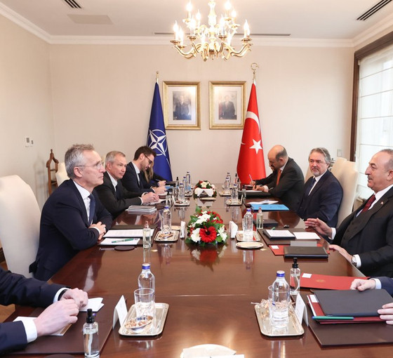 NATO Genel Sekreteri Stoltenberg, Çavuşoğlu ile görüştü