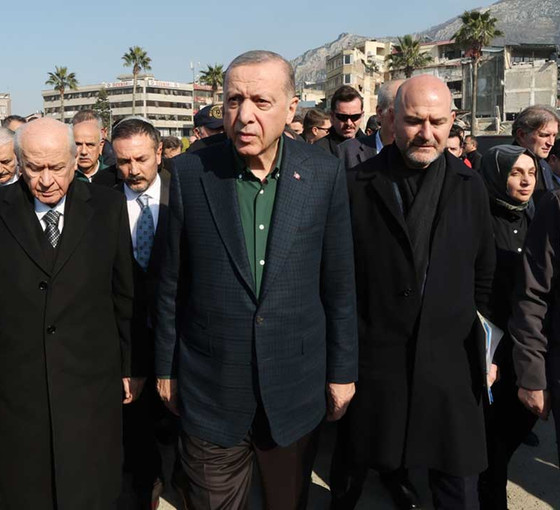 MHP lideri sessizliğe bürünmüştü: Erdoğan ve Bahçeli deprem bölgesinde