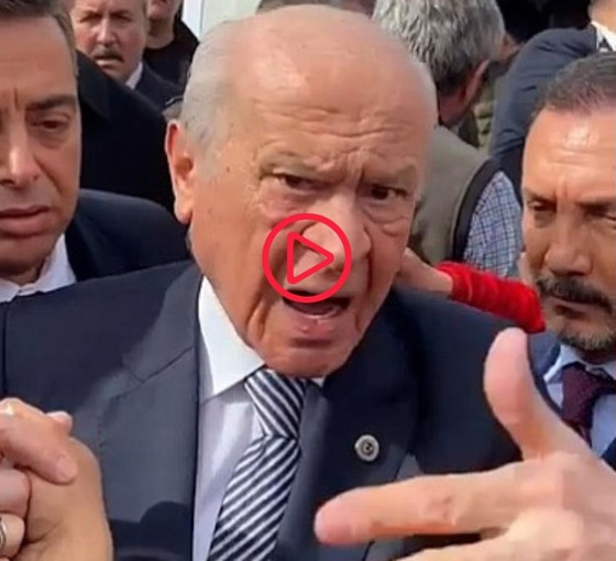 Bahçeli Elbistan'da depremzedeleri azarladı
