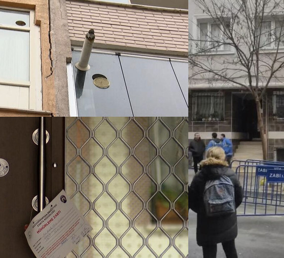 Gaziosmanpaşa'da çatlakların oluştuğu bina tahliye edildi