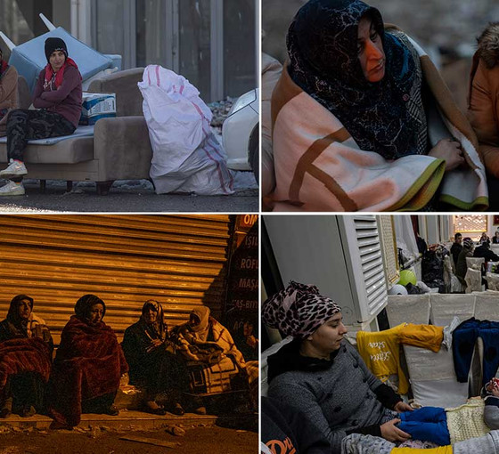 8 Mart'ı deprem bölgesinde karşılayan kadınlar