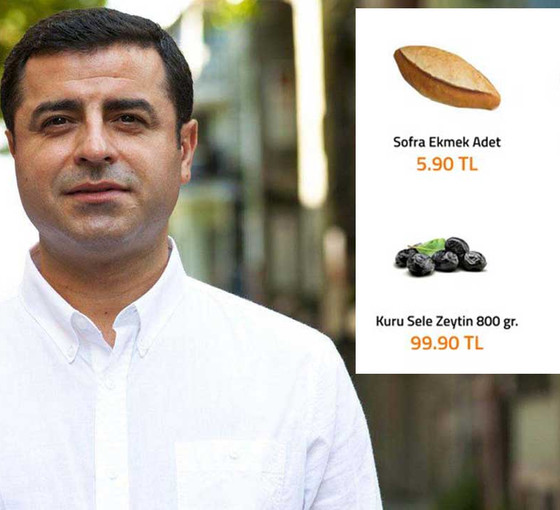 Demirtaş'tan yoksulluk paylaşımı: Türkiye aç karınla kan ağlıyor