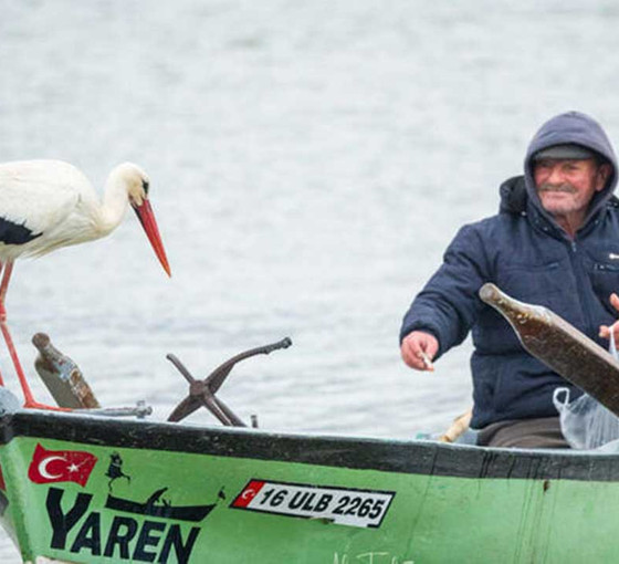 Hasret sona erdi: Yaren Leylek ve Adem Amca bu yıl da beraber