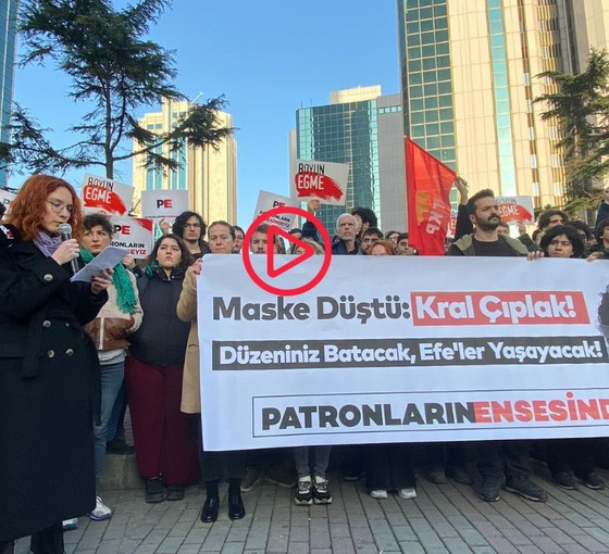 Efe Demir için Yapı Kredi önünde eylem: Düzeniniz batacak