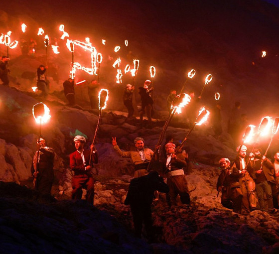 Akre'de 'Newroz Ateşi' yakıldı