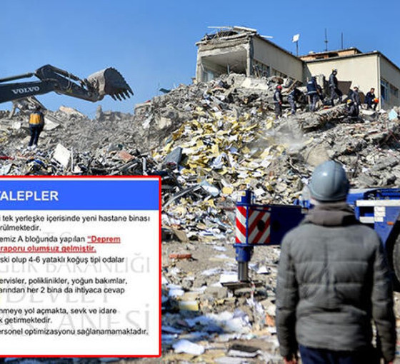 Depremde yıkılan İskenderun Devlet Hastanesi'nin müteahhidi için yakalama kararı