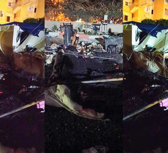 İskenderun'da depremzede çadırında yangın: İkisi ağır üç yaralı