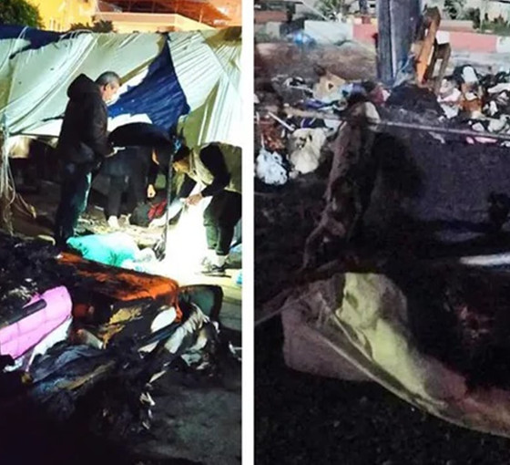 Çadırda çıkan yangında dört yaşındaki çocuk öldü