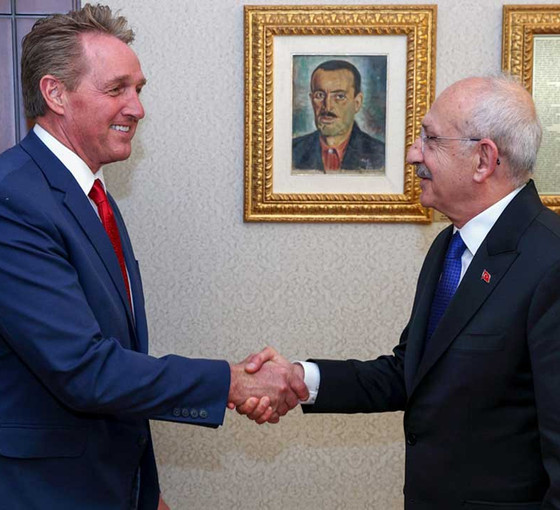 Kılıçdaroğlu, ABD'nin Ankara Büyükelçisi Flake'i kabul etti