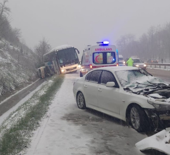Samsun'da zincirleme kaza: Sekiz yaralı