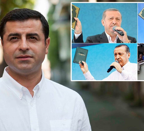 Demirtaş'tan 'seccade tartışması'na Kur'anlı yanıt