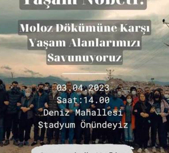 Hatay Ekoloji Platformu'ndan moloz dökümüne karşı yaşam nöbeti çağrısı
