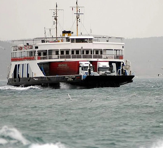 Bodrum - Datça feribot seferlerine fırtına engeli