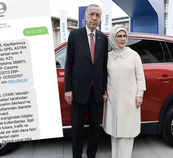 Ağırel: Erdoğan'a teslim edilen TOGG'un plakası bir Opel araca aitmiş