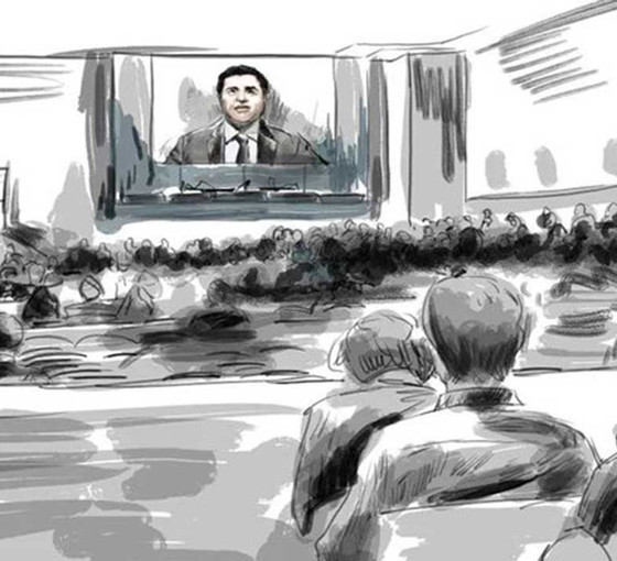 Demirtaş, Kobane Davası duruşmasında konuştu: Sizinle bağımsız mahkemelerde hesaplaşacağız