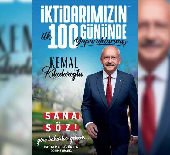 Kılıçdaroğlu’ndan, 'İktidarımızın ilk 100 gününde yapacaklarımız' broşürü