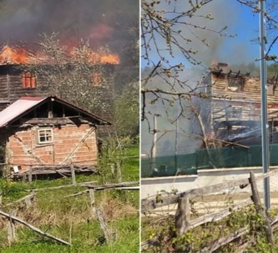 Kastamonu'da ahşap evde yangın: Bir ölü, bir yaralı