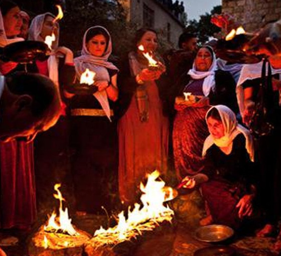 HDP, Êzidîlerin Çarşema Sor Bayramı'nı kutladı