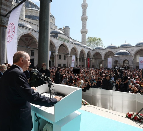 Erdoğan cami açılışında muhalefeti hedef aldı: 'Onları siyasi mevta haline getireceğiz'
