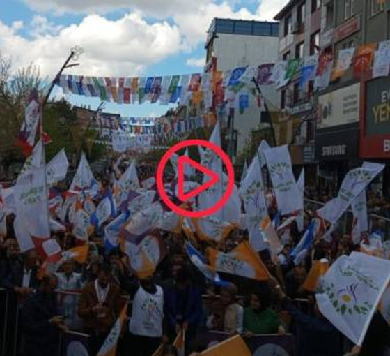 Bingöl'de coşkulu Yeşil Sol Parti mitingi: 'Artık değişim şart'