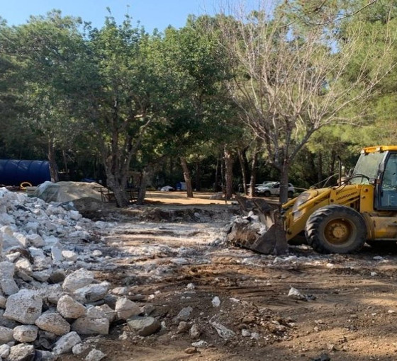Phaselis'te yürütmeyi durdurma kararına rağmen inşaatlar sürüyor